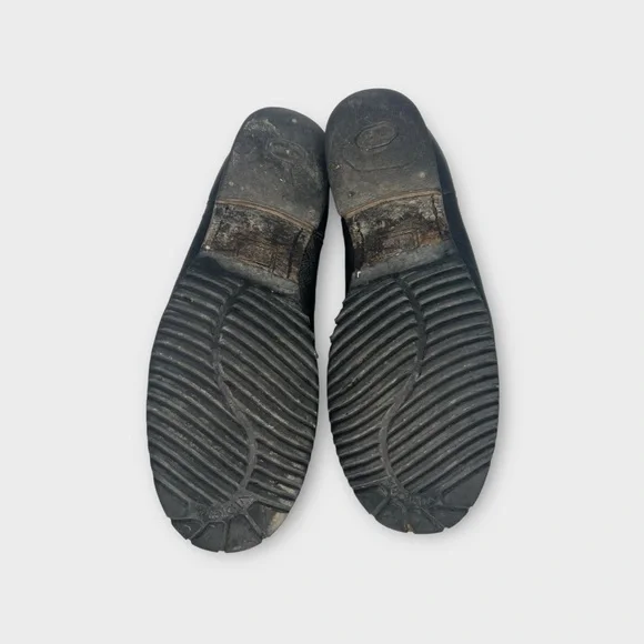 Frye Women’s Black‎ Leather Slip On Booties Distressed Fair Condition 9.5 - Picture 6 of 7